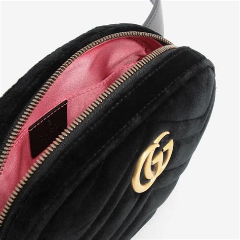 gucci velvet bag dupe|gucci marmont belt bag velvet.